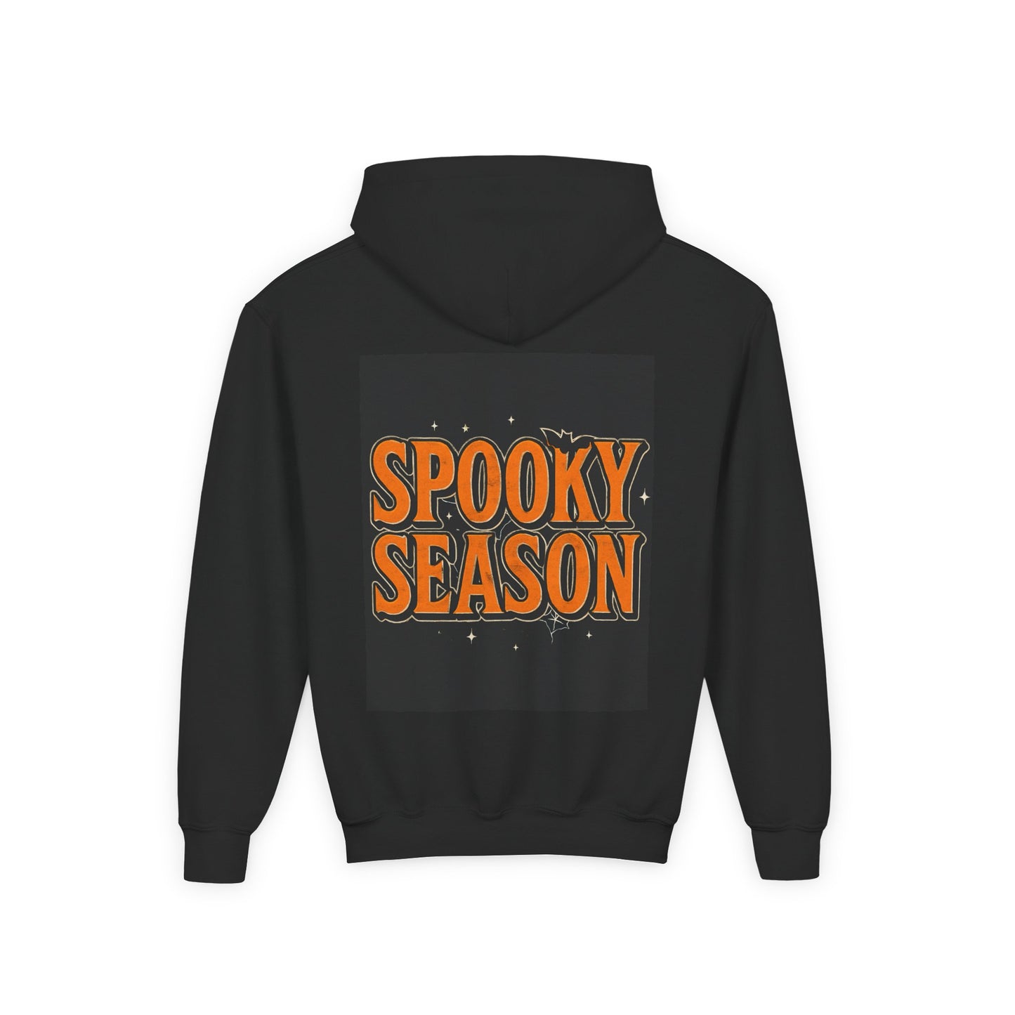 Halloween Spooky Season Youth Hoodie, Cozy Fall Apparel, Trick or Treat Sweater, Fun Costume Layer, October Celebration Sweatshirt